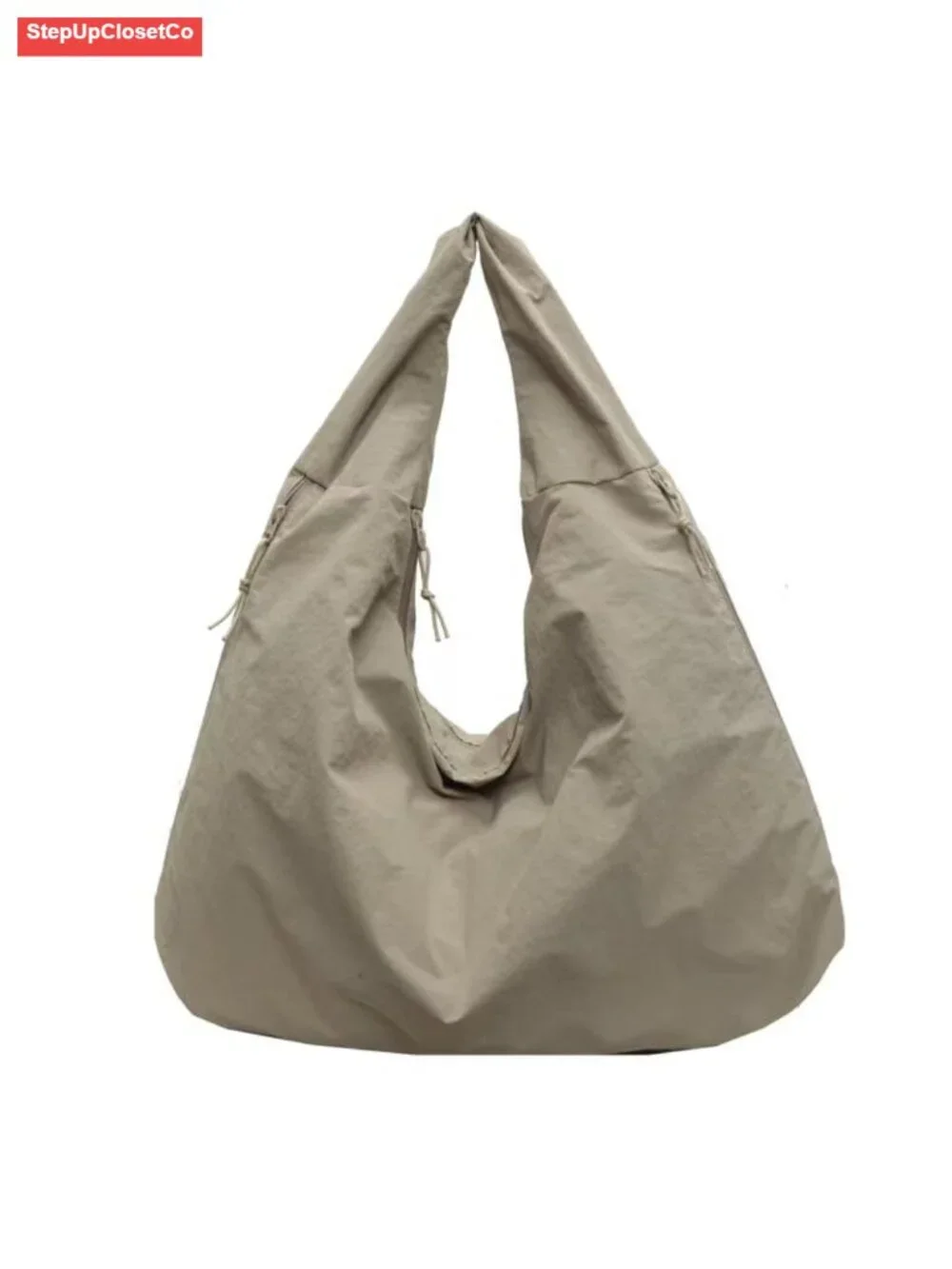 Nylon Slouchy Hobo Tote Bag Women Multipocket Crossbody Shoulder